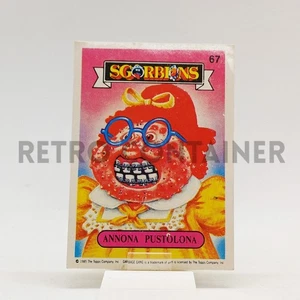 Vintage Garbage Pail Kids - SGORBIONS 1 1a Serie - 67 Annona Pustolona - Picture 1 of 1