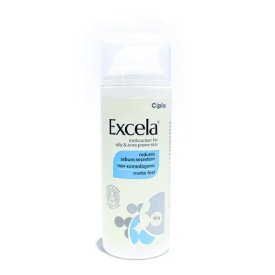 Cipla Excela Moisturise Reduces Sebum Secretion For Oily & Acne Prone Skin 50g - Image 1 of 4