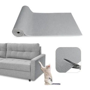 Cat Scratching Mat, Self-Adhesive Cat Scratch Carpet, Trimmable Carpet Pad fo... - Picture 1 of 6