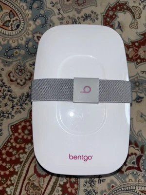 Caja de almuerzo apilable todo en uno clásica Bento contenedor púrpura/blanco nueva sin caja Foto 1 de 4