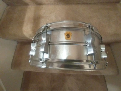 罕见老式路德维希 Acrolite 原型小军鼓、铝圈和凸耳! — 第 1/4 张图片