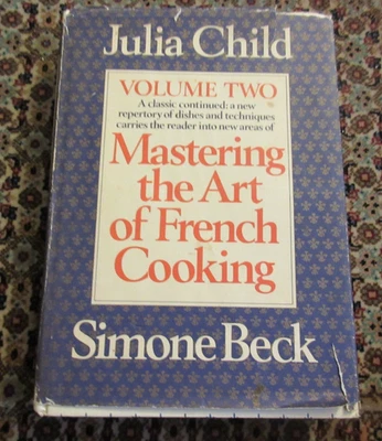 1970 Mastering the Art of French Cooking Julia Child 1st Ed. Volume 2 Cookbook Foto 1 de 4