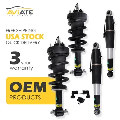 4X Front Rear Shock Strut For GMC Yukon Denali Escalade Tahoe Suburban 2015-2020 - Imagem 1 de 4