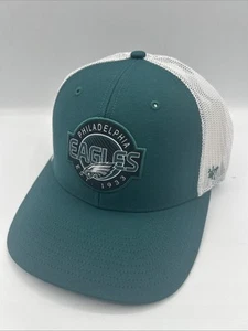 Philadelphia Eagles Hat 47 Brand Youth Mystery Mesh Trucker Snapback Cap H99 - Picture 1 of 6