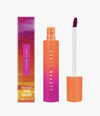Fenty Beauty de Rihanna Poutsicle hidratante mancha de labios fucsia esposa Foto 1 de 4