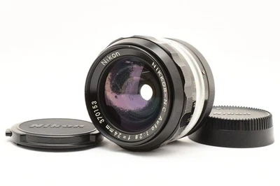 [Exc+5] Nikon Nikkor N.C Auto 24mm f/2.8 Non-Ai Gran Angular MF Lente de Japón - Imagen 1 de 4