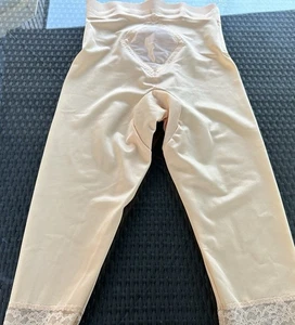Pantalón completo de cintura alta RAGO 6266 beige moldeador talla 2X EE. UU. - Imagen 1 de 5