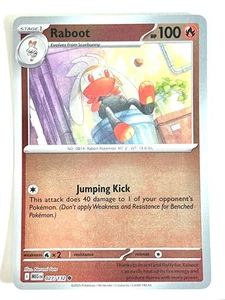 Raboot 027/132 Reverse Holo Common Mega Evolution - Pokemon TCG - Near Mint NM - Picture 1 of 4