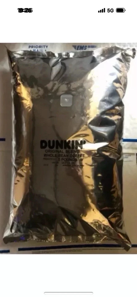 Dunkin Donuts Whole Bean Coffee 5 Lb Bag - Image 1 of 1