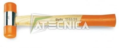 Mazzuola martello martelli mazzetta in gomma plastica Beta Tools 1390 22 mm 22