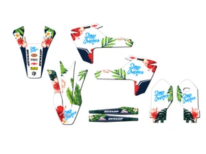 2018-2023 TC 85 TROPIC White Senge Graphics Kit Compatible with Husqvarna - Picture 1 of 10