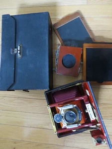 Antike Wollensak Optical Co John M. Smith Co Grafikkamera mit Box & Extras - Bild 1 von 10