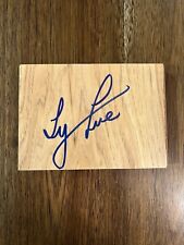 Ty Tyronn Lue Clippers Coach Signed Autograph Basketball Floorboard