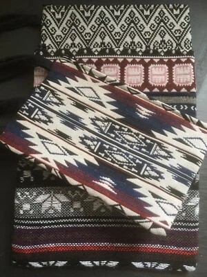 Bolsa étnica Bolso sin asas Estuche para lápices Unisex Comercio Justo Tejido Hippy Tribal Regalo Foto 1 de 4