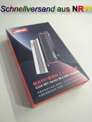 JEYI M.2 SSD Kühler - passives Aluminium Heatsink - mit Zubehör - Schnellversand - Bild 1 von 4