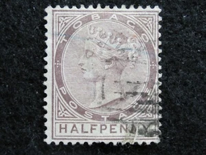 TOBAGO - SCOTT# 8 - USED - CAT VAL $95.00 - Picture 1 of 2