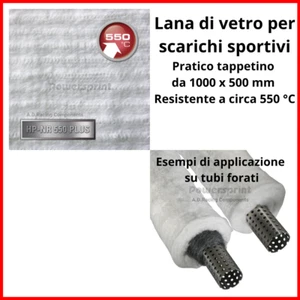 Lana di vetro roccia per scarico fonoassorbente marmitta silenziatore auto moto - Imagen 1 de 24