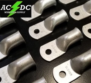 (10) 4/0 AWG Ring 5/16" Hole Terminal Lug Tin Plated Copper Cable lug Gauge - Picture 1 of 1