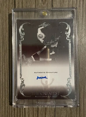 2012 Leaf The Greatest Muhammad Ali On-Card Auto Silver /10 RARE AU-50 - Image 1 of 2