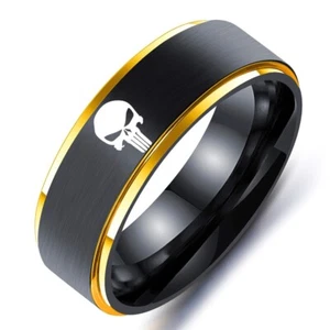 Black Punisher Ring - Picture 1 of 1