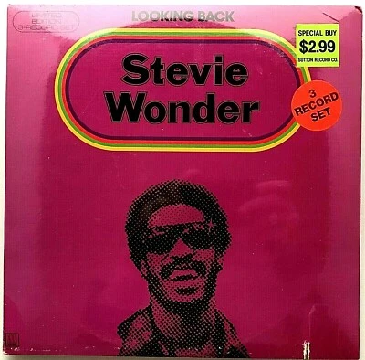 STEVIE WONDER "Looking Back" NEW 3x Vinyl LP [Factory Sealed] 1977 Motown Ltd Ed - Image 1 of 2