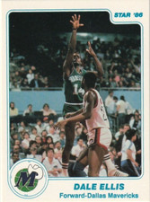 1985-86 Star DALE ELLIS !!!  Sonics Tennesse