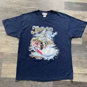 Camiseta Disney Matterhorn Años 90 Mickey Atracción L/XL De Colección Nueva Sin Etiquetas EE. UU. - Imagen 1 de 4