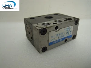 FESTO JP-4-1/4 PNEUMATIC PILOT VALVE BODY 3/4" NPT 0-10Bar 0-145psi - Imagen 1 de 3
