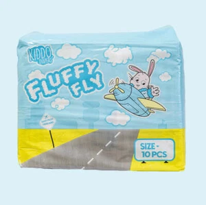 Kiddo Fluffy Fly - Adult Diaper Nappy - Picture 1 of 6