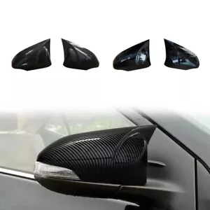 Cubierta de espejo retrovisor superpuesto negro brillante para Toyota C-HR CHR 2016-2022 - Imagen 1 de 3