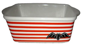 Mini sartén para pan HALLOWEEN Stone Ware ~ murciélago ~ 5,9" x 3,5" x 2,1" - Imagen 1 de 1