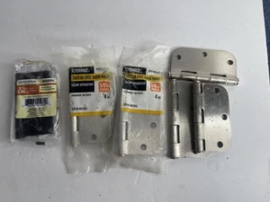 Assorted Lot of 6 Door Hinges - Picture 1 of 3