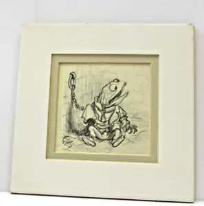 Wind in the Willows Mr Toad ** Mounted Print E. H. Shepard - Picture 1 of 1