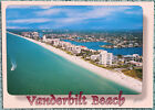Carte postale Jumbo 5" x 7" inutilisée Vanderbilt Beach Floride aspect nord