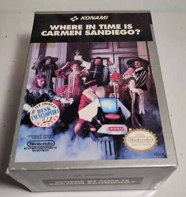 Where in Time is Carmen Sandiego (Nintendo Entertainment System, 1991)CIB,TESTED - Image 1 of 4