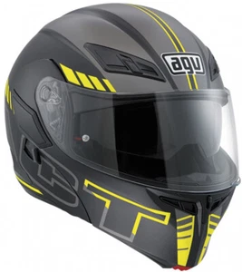 Casco Modulare AGV Compact ST Detroit Grigio e Giallo Opaco Taglia S - Foto 1 di 5