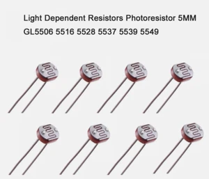 Light Dependent Resistors GL5506 5516 5528 5537 5539 5549 Photoresistor 5MM - Picture 1 of 5