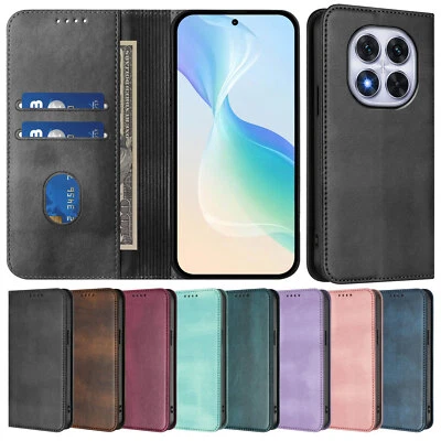 Stand Book Wallet Leather Phone Case Cover For Xiaomi 15 Redmi Note 14 Pro 13 12 - Image 1 of 4
