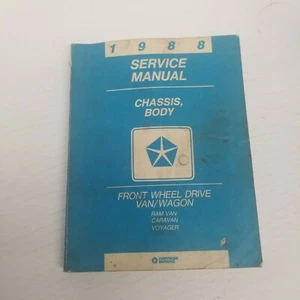 Chrysler Motors 1988 Chassis Body Service Manual, Ram Van, Caravan, Voyager - Picture 1 of 8
