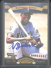 1995 Upper Deck SP Top Prospects Minor League Autograph Vladimir Guerrero 