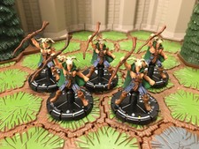 5 Figure Dragon Priest Dark Riders Mage Knight Lot D&D, Pathfinder, RPG, Clix