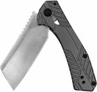 Kershaw 3445 Static Cleaver Pocket Knife 28 Inch Blade Manual Open Every Day