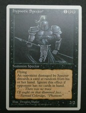 Hypnotic Specter - Magic the Gathering (MTG) Card - 4th Edition - Black-Creature