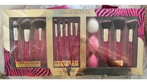 Limited Edition Paris Hilton 14 pcs Ultimate Face and Eye pink Brush Set - Picture 1 of 4