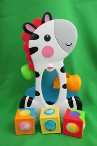 Fisher Price Tumbling Zebra mit 3 Rollenblöcken - Bild 1 von 5