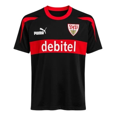 2003/04 VFB STUTTGART THIRD VINTAGE SOCCER JERSEY FOOTBALL SHIRT PUMA BLACK SZ L - Image 1 of 4