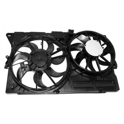 For Lincoln MKS 2013 2014 2015 2016 Radiator Cooling Fan Assembly 3.5L - Image 1 of 3