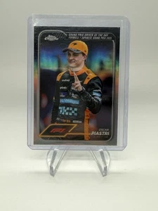2024 Topps Chrome Formula 1 Grand Prix Driver of the Day Oscar Piastri Refractor - Picture 1 of 2