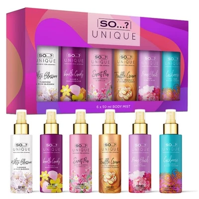 Cruelty-Free Body Mist Set - 6 Long-Lasting Perfumes for Women, Gift Ready! - Image 1 of 4