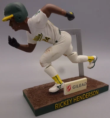 PREVIOUSLY DISPLAYED 2018 OAKLAND ATHLETICS SGA BOBBLE-LEGS RICKEY HENDERSON - Image 1 of 4